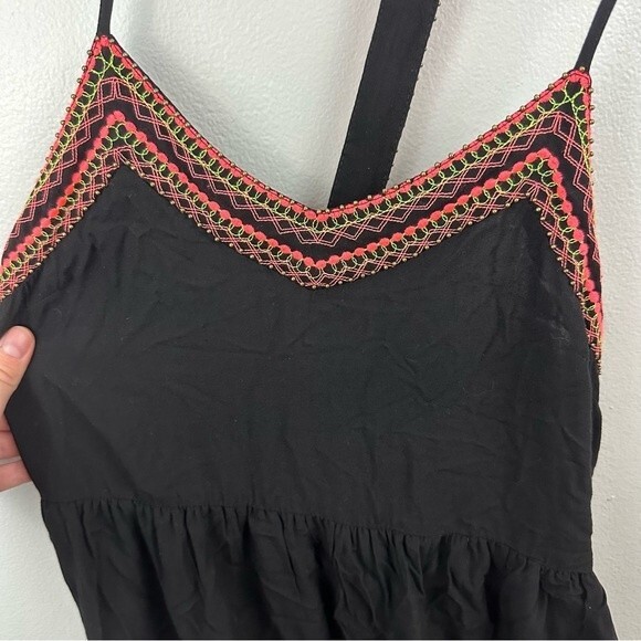 Dina Be For Francesca's Black V-Neck Mini Dress NWT Size Small - Picture 4 of 16